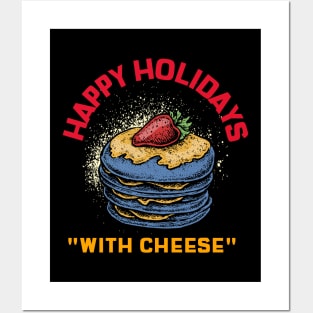 Happy Holidays With Cheese Posters and Art